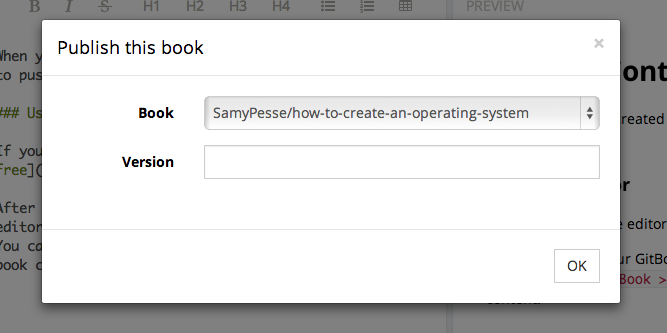 Publish book